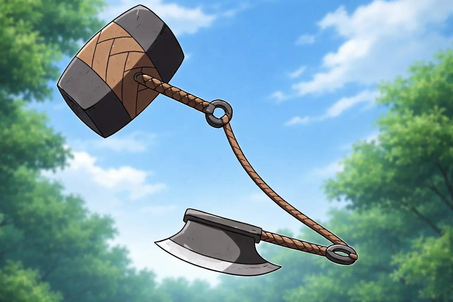 Espada Kabutowari de los Siete Espadachines de la Niebla del País del Agua en Naruto