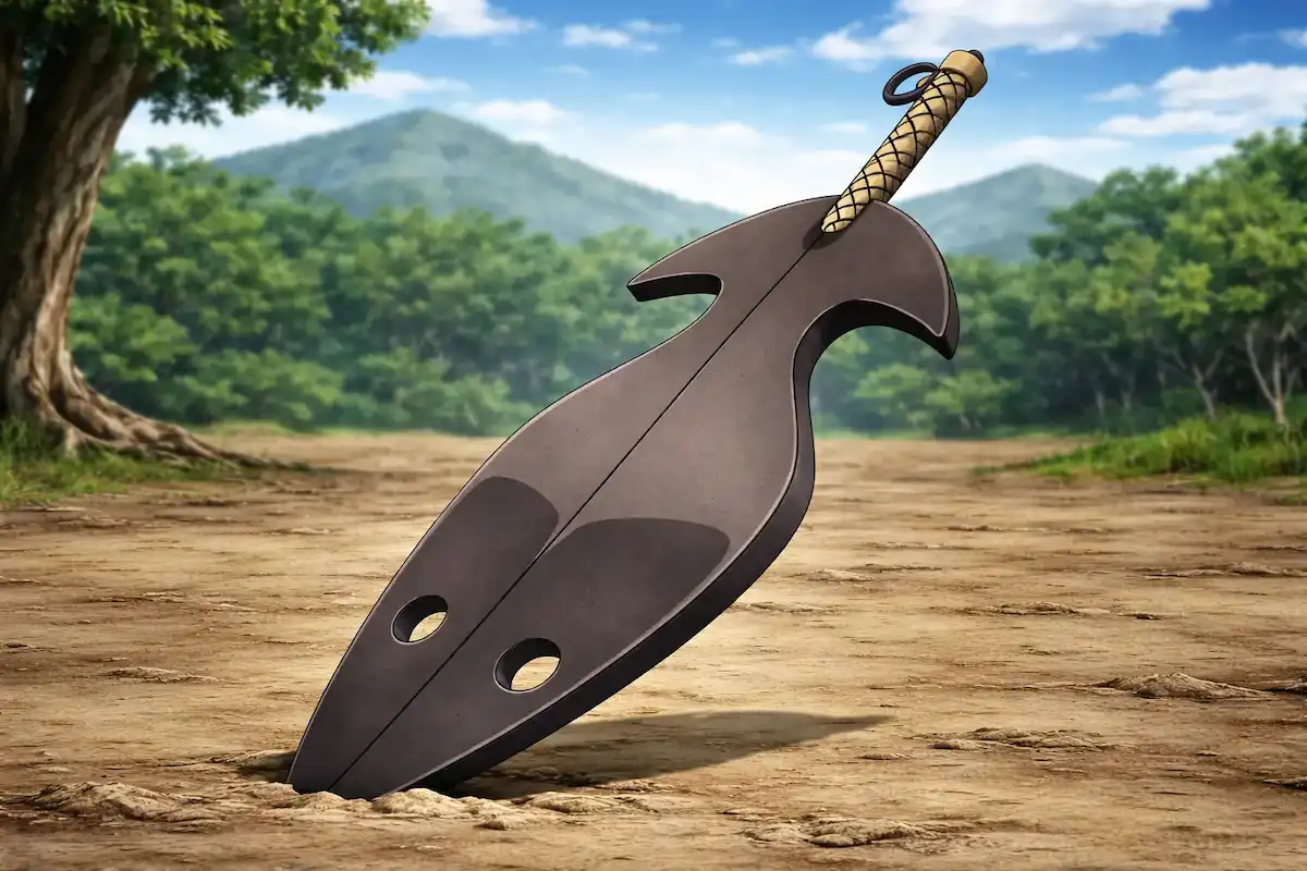 Hiramekarei espada legendaria de Naruto utilizada por Mangetsu Hozuki