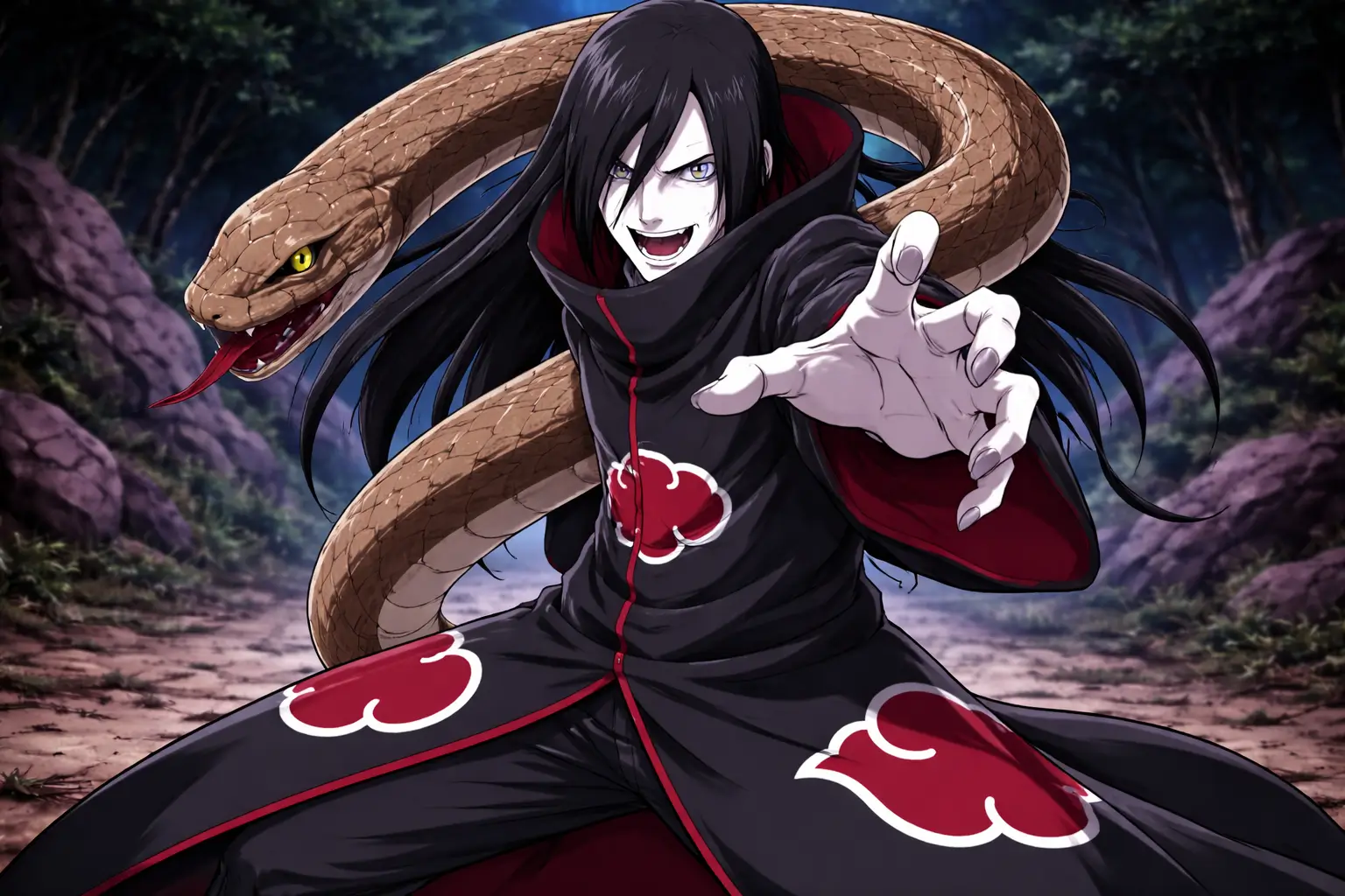 Orochimaru Akatsuki experimentos prohibidos Naruto